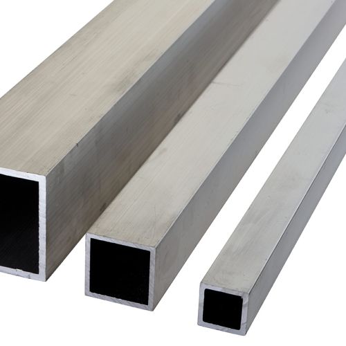 Aluminiumvierkantrohr Al Mg Si 0,5