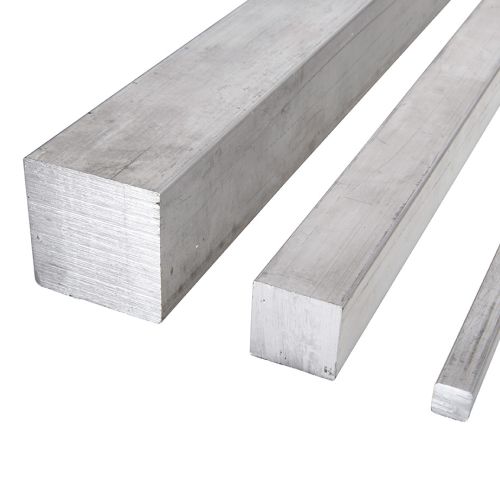 Aluminiumvierkantstange Al Mg Si 0,5