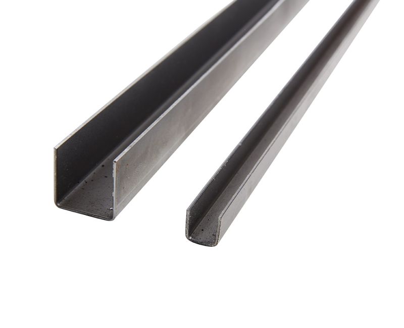 Stahl U-Profil St 1203, rundkantig